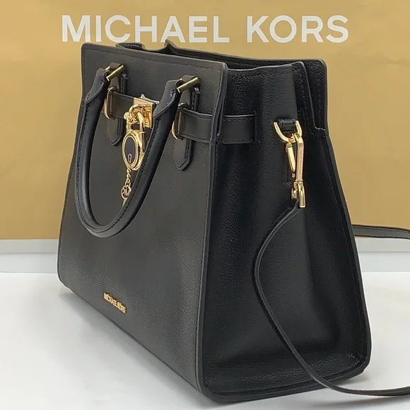 Michael Kors Hamilton Meidum Satchel Shoulder Crossbody - Picture 3 of 16